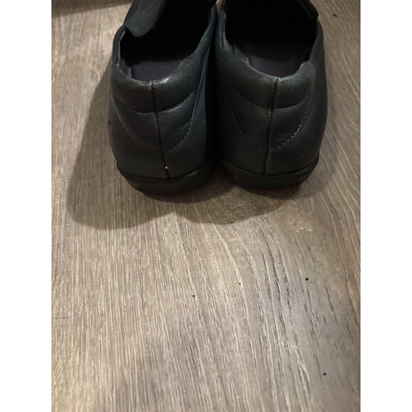 Naturalizer Slip On Black Leather Loafers Sz 8.5 Comfort Career Business Casual - Picture 4 of 9